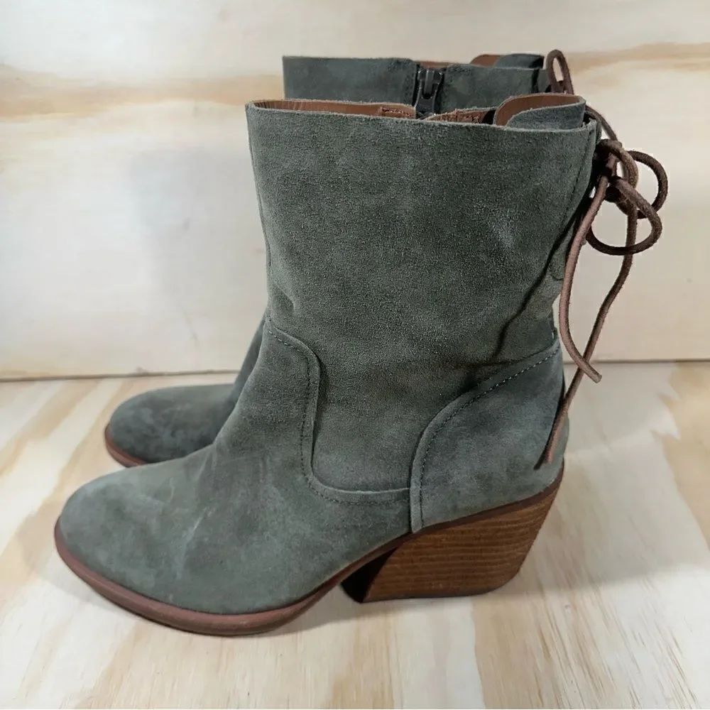 Kork Ease Olive Green Suede Cheri’s Boots Women’s Size 8